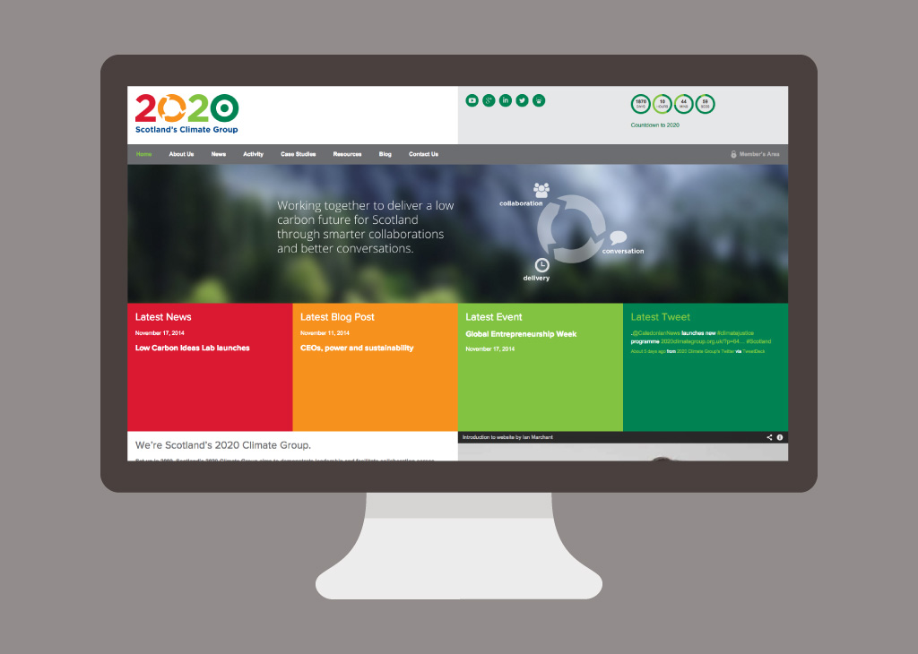 Scotland 2020 website