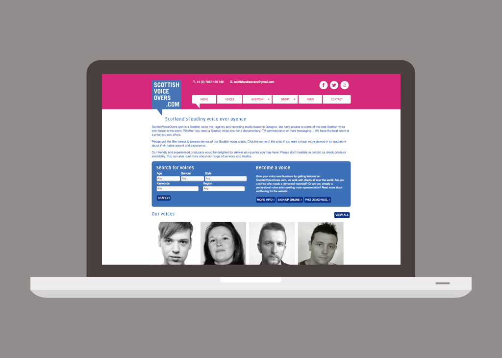 scottish voice overs website